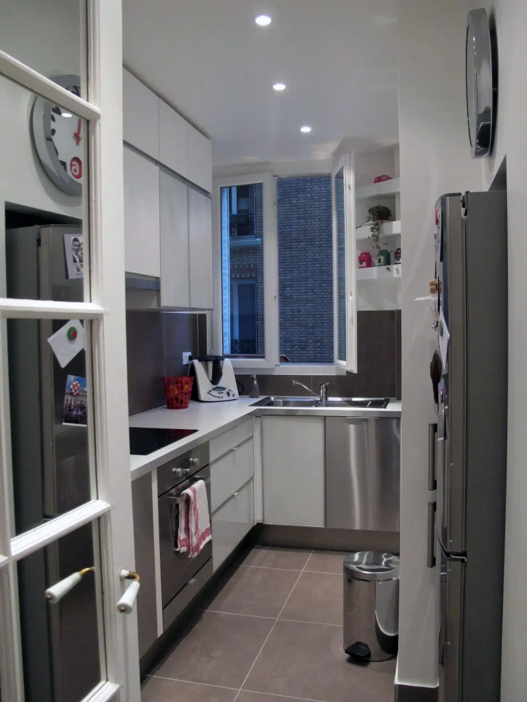 Rénovation d'appartement rue Jacquemont à Paris