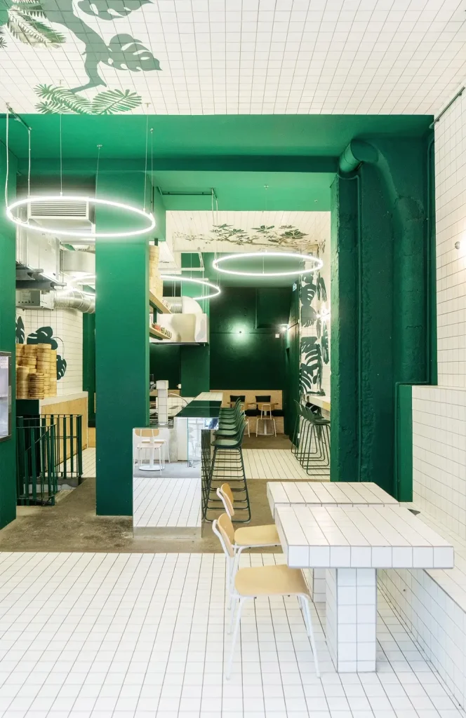 Réalisation du restaurant Petit Bao rue Saint-Denis à Paris