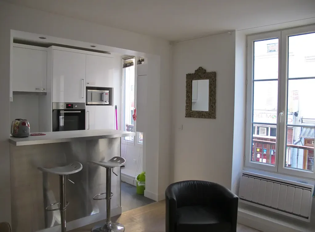 Rue des Trois Frères à Paris rénovation appartement
