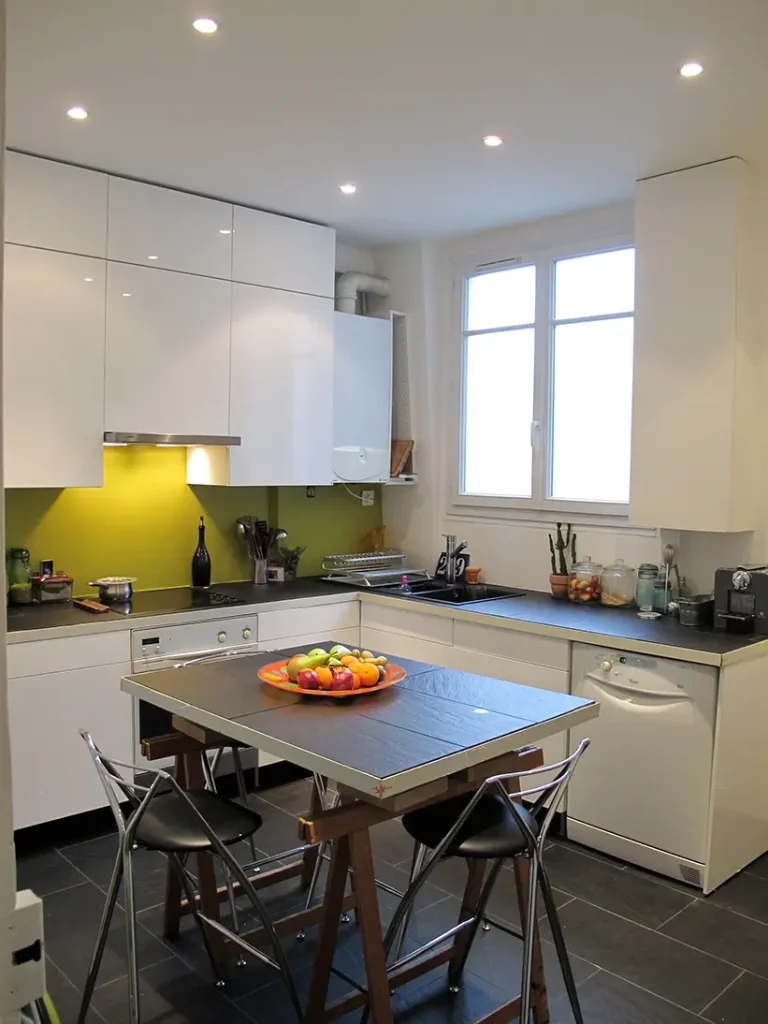 Rénovation d'un appartement rue Ambroise-Paré à Paris