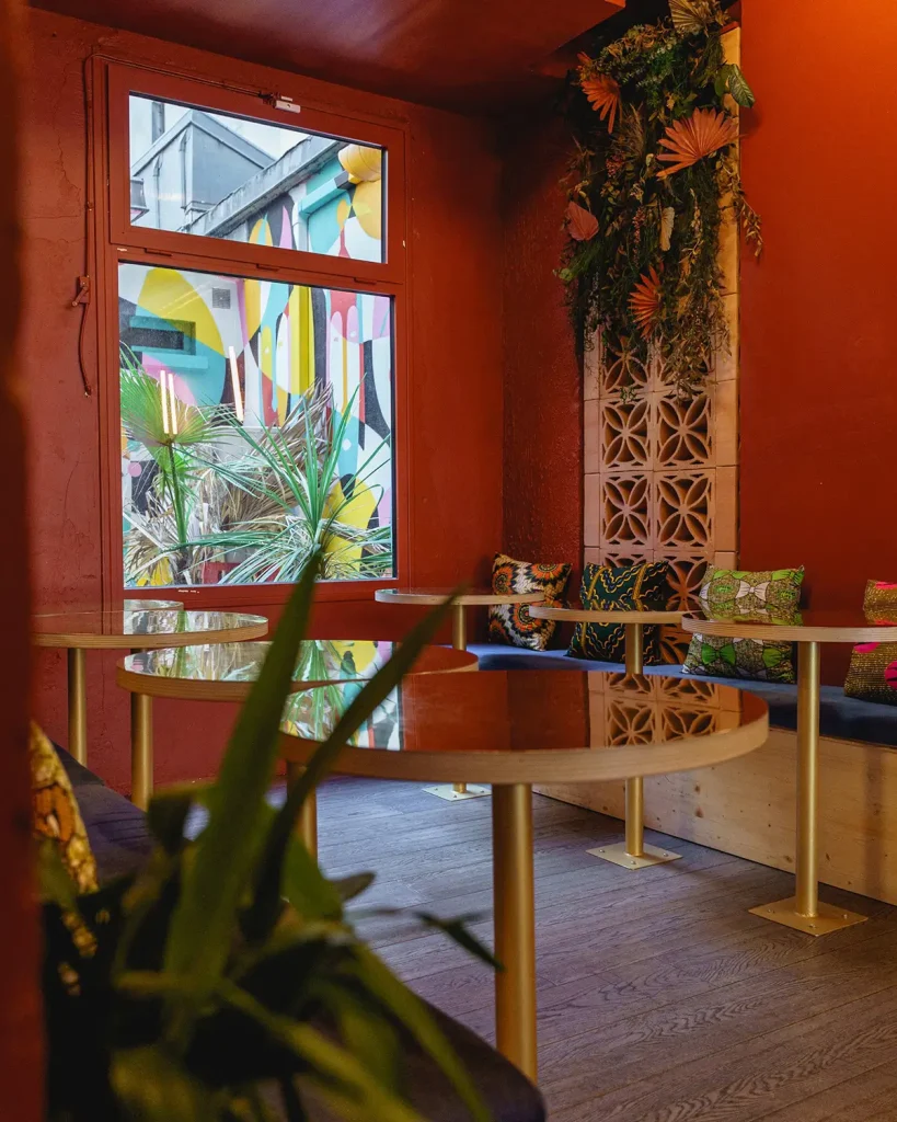 Réalisation restaurant BMK Paris-Bamako rue de la Fidélité à Paris